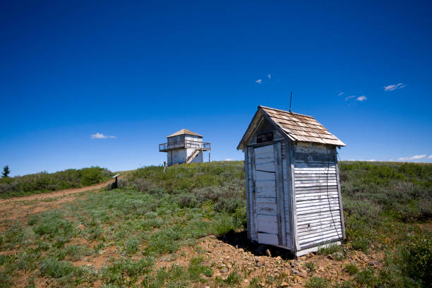 Indian Mountain Fire Lookout Outhouse