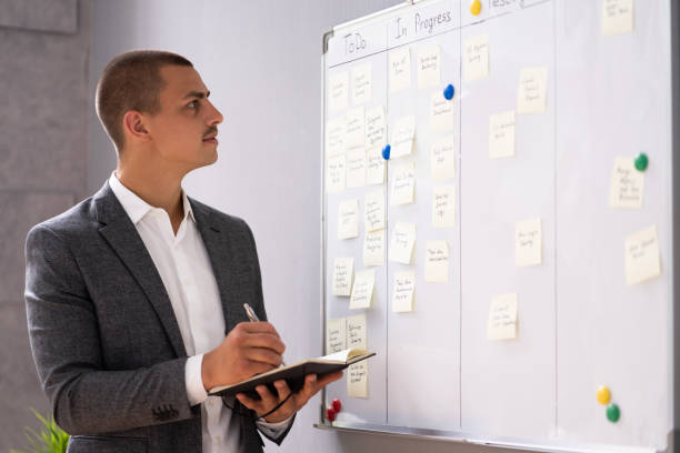 istock Writing On Kanban Business Board 1325656057