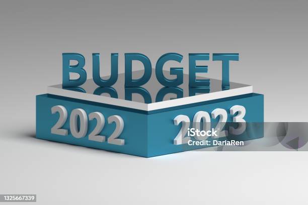 Illustration For Budget Planning For 2022 And 2023 Years Stock Photo - Download Image Now