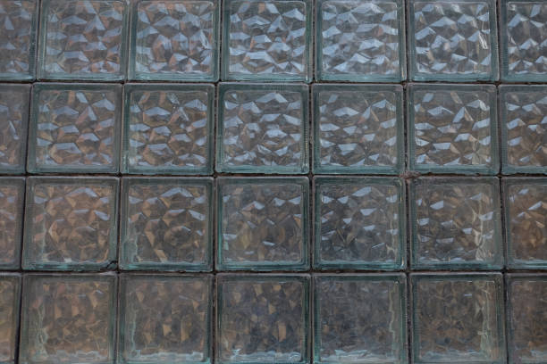 istock Surfaces dirty glass block wall for effect background 1325671588
