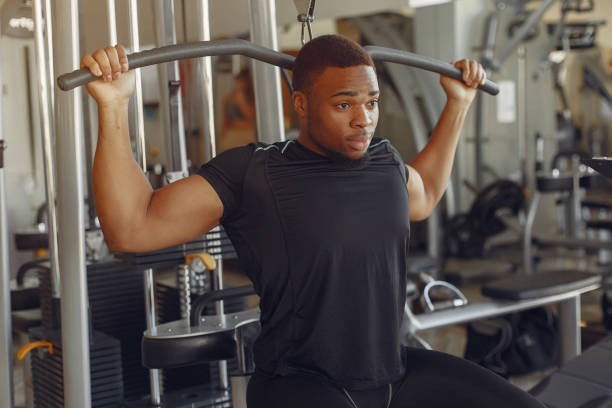 istock A handsome black man is engaged in a gym 1325675060
