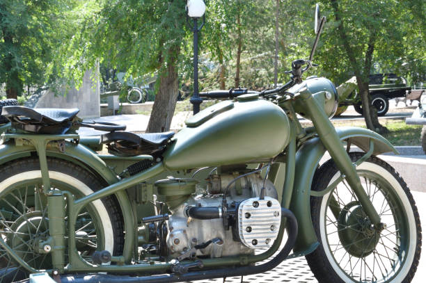 istock Details of a military motorcycle 1325675442