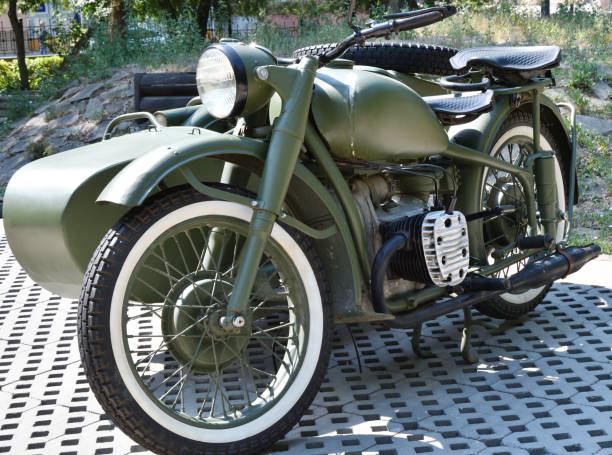 istock Details of a military motorcycle 1325675443