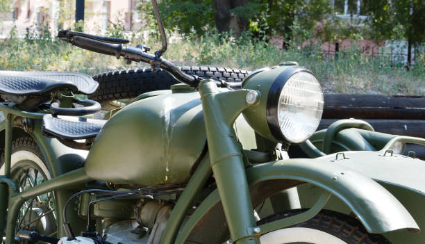 istock Details of a military motorcycle 1325675449