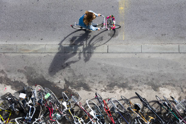 Bicycles on display for children and teenagers in the store
