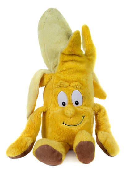 istock Children`s toy banana on a white background. 1325676958