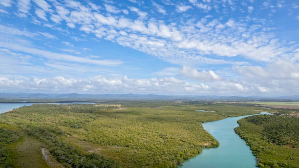 istock Blue Water Creek Aerial 1325681897