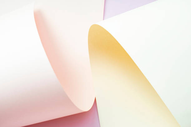 istock Creates an elegant paper of pink and beige 1325683694