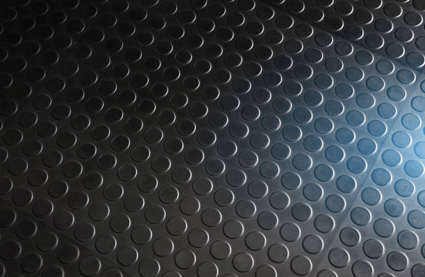 Black rubber texture background with seamless pattern.