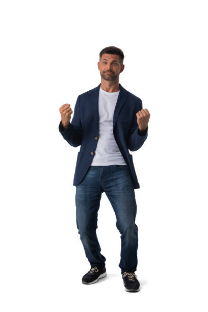 istock Business man holding fists 1325696580