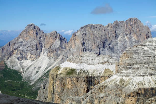 istock Sella group in the Dolomiltes, a mountain range in northeastern Italy 1325702221