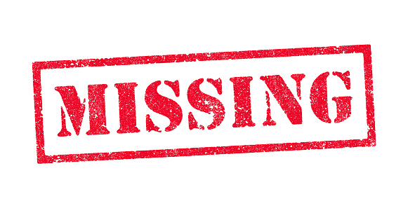 Missing In This Missing Red Ink Stamp Stock Illustration - Download Image Now - Rubber ...