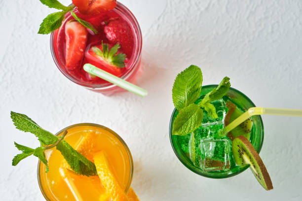 istock mix of three bright colored delicious cold lemonade 1325711923