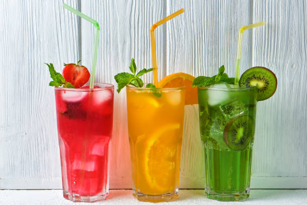 istock mix of three bright colored delicious cold lemonade 1325712901