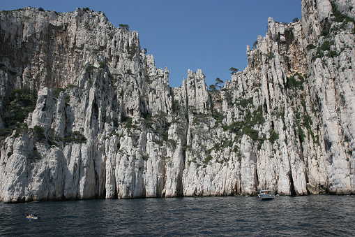 calanques cliffs of Cassis, near Marseille, france, french riviera
