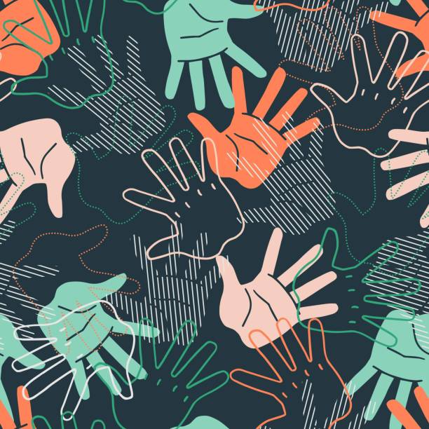 Partnership Pattern Abstract Partnership Abstract Background Illustrations, Royalty-Free Vector ...