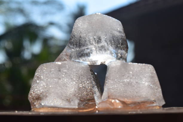 istock Cube-shaped pile of ice cubes 1325731285