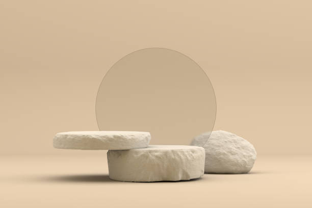istock Abstract Podium, Rock Stone Platform Minimal Product Presentatiton 1325742623