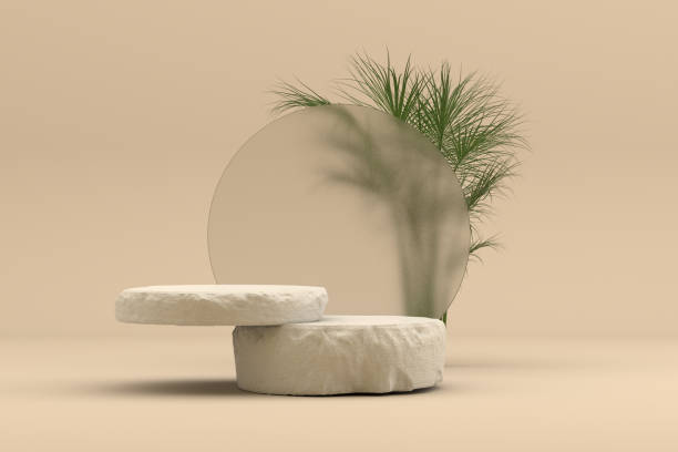 istock Abstract Podium, Rock Stone Platform Minimal Product Presentatiton 1325742756