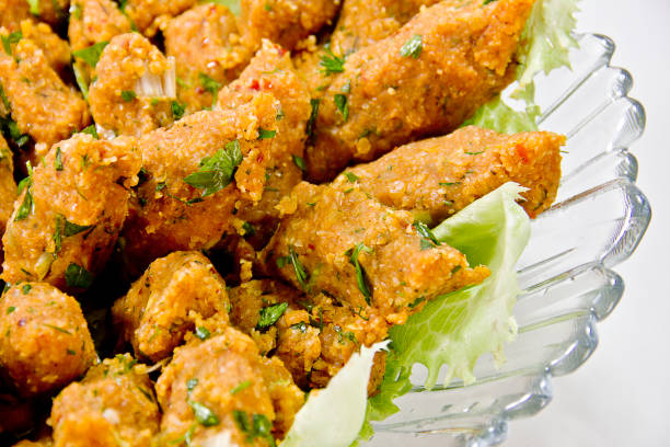 istock Turkish Mercimekli kofte made with bulgur and lentil 1325742858