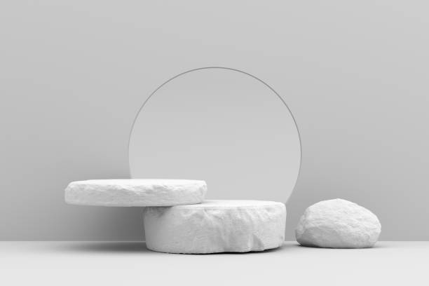 istock Abstract Podium, Rock Stone Platform Minimal Product Presentatiton 1325743668