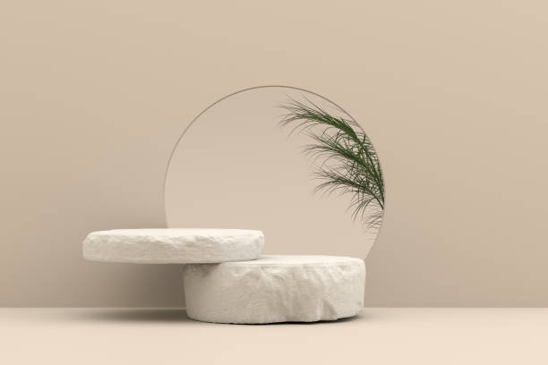 istock Abstract Podium, Rock Stone Platform Minimal Product Presentatiton 1325743710