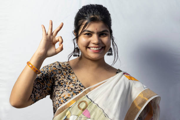 istock Beautiful Indian woman in saree 1325752901