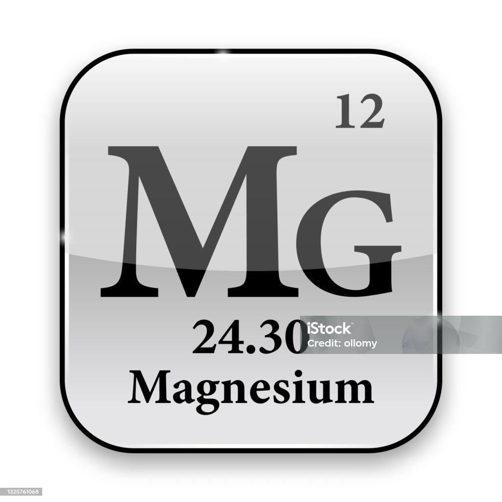 Magnesium Drawing Examples The Periodic Table Element Magnesium Vector Illustration Stock ...