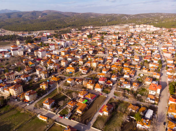 istock Small Turkish town Cavdir in Burdur Province 1325765884