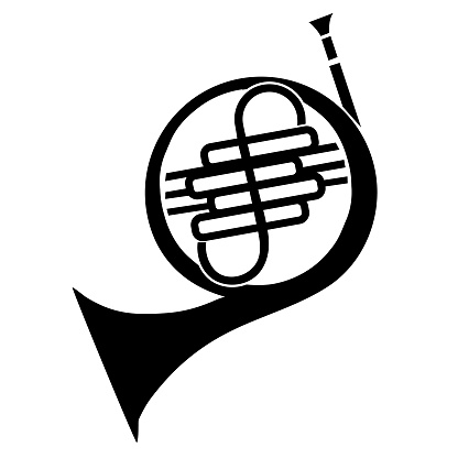 Vector illustration of musical instrument on white background. No white box behind icon. Fully editable. Simple icons. Vector eps 10 and high resolution jpg in download.