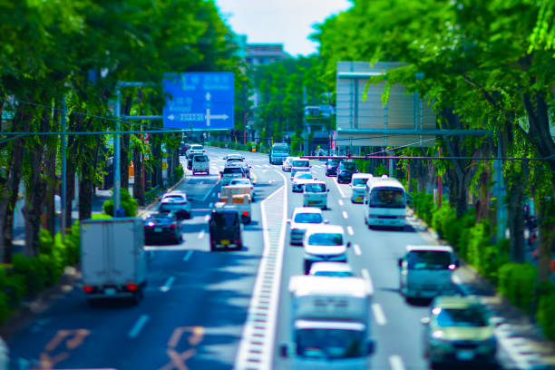 blur traffic lights