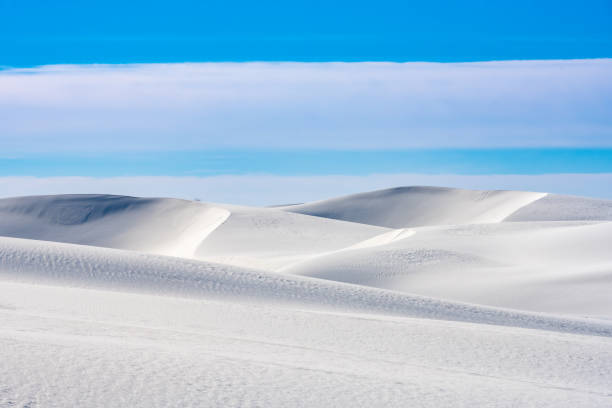 istock Flat Clouds Fill The Skhy Over White Sands 1325769860