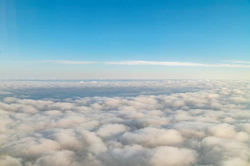 sunrise in the fog