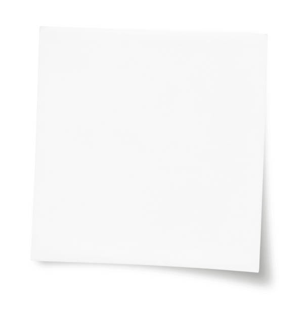 istock Blank sheet of paper isolated on white 1325781868