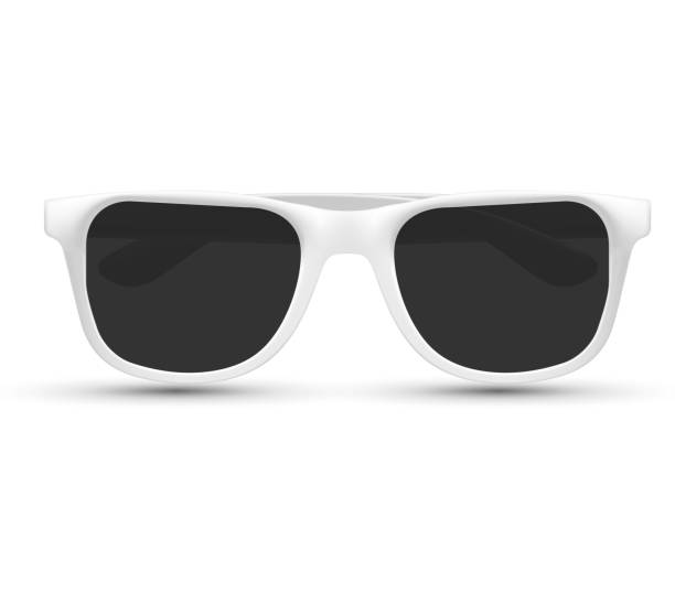 istock Sunglasses closeup, Polarized geek glasses, hipster sun lens ocular. Fashion accessory. Isolated on white background.ummer Sunglasses, Realistic mockup. 1325782888