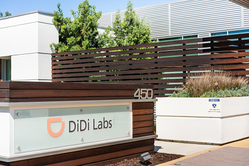 Sep 26, 2020 Mountain View / CA / USA - DiDi Labs offices in Silicon Valley; Didi Chuxing Technology Co. is a Chinese company providing app-based transportation services (taxi, ride-sharing, delivery)