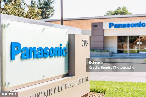 Panasonic Headquarters In Silicon Valley Stock Photo - Download Image Now - Panasonic, Campus, Corporate Business