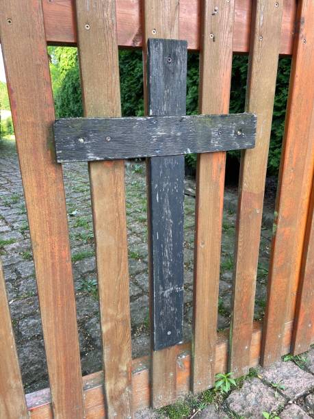 istock Wooden Cross at a Cemetery 1325784867