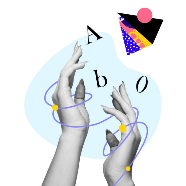 istock Contemporary art collage. Human hands isolated over light background. 1325785691