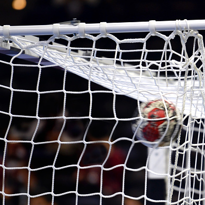Handball in the corner of a handball goal