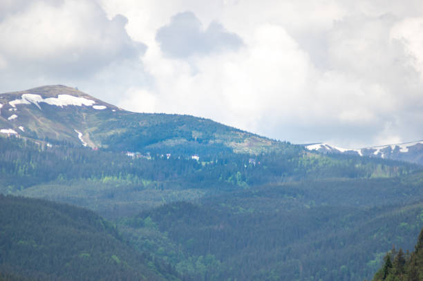 istock Peaks in the Carpathian mountains in Ukraine 1325791108