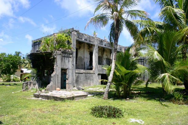 Jaluit atoll, Marshall Islands - WWII ruin