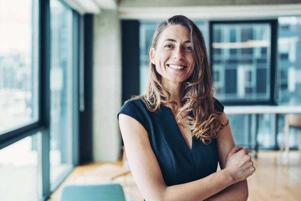 istock Happy young businesswoman 1325809383
