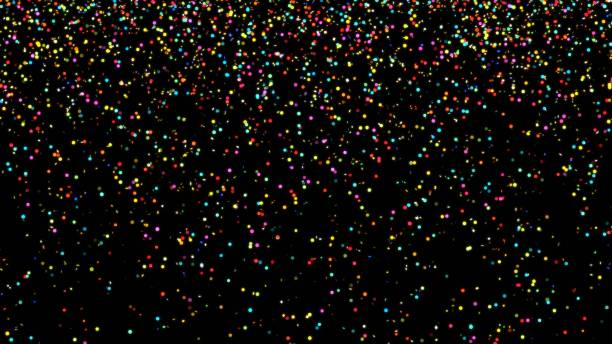 istock Colorful falling festive confetti background 1325810131