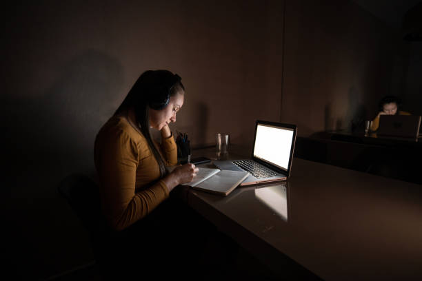 istock woman studying at home 1325810279