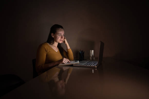 istock woman studying at home 1325810351