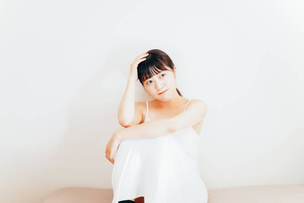 istock Young woman distressed in bed 1325813646
