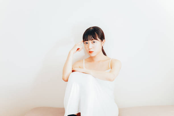 istock Young woman distressed in bed 1325813648