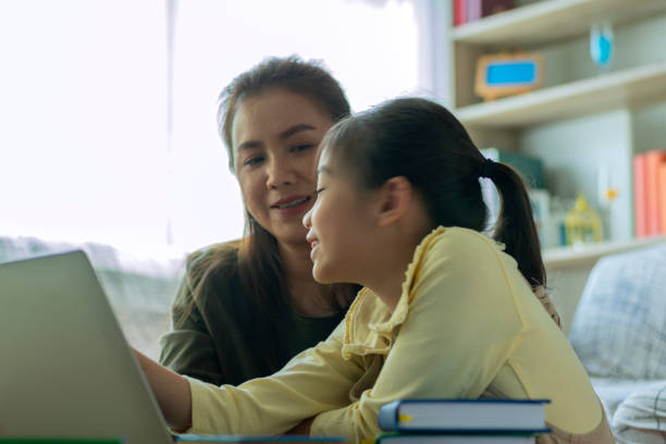 istock An Asian Mother Teaching Her Daughter at Home 1325831445