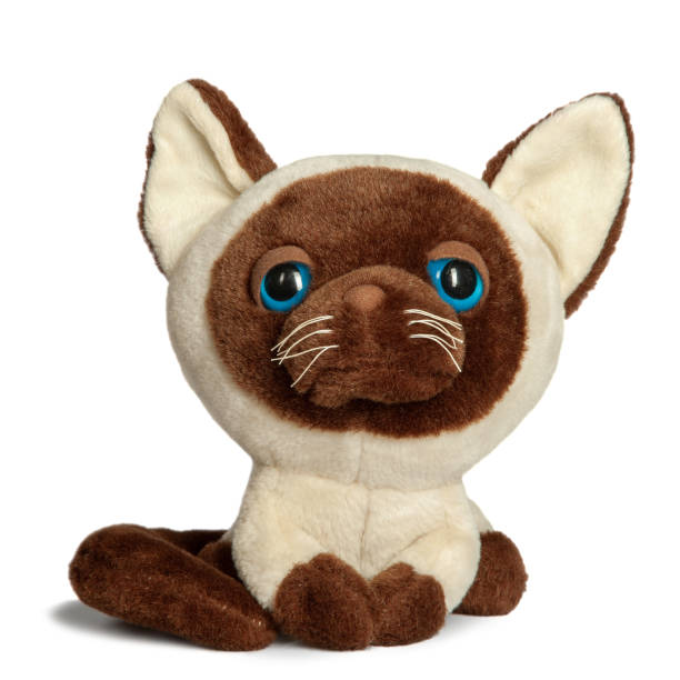 istock Toy kitten with blue eyes. 1325847088